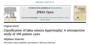 publication JPRAS labiaplastie